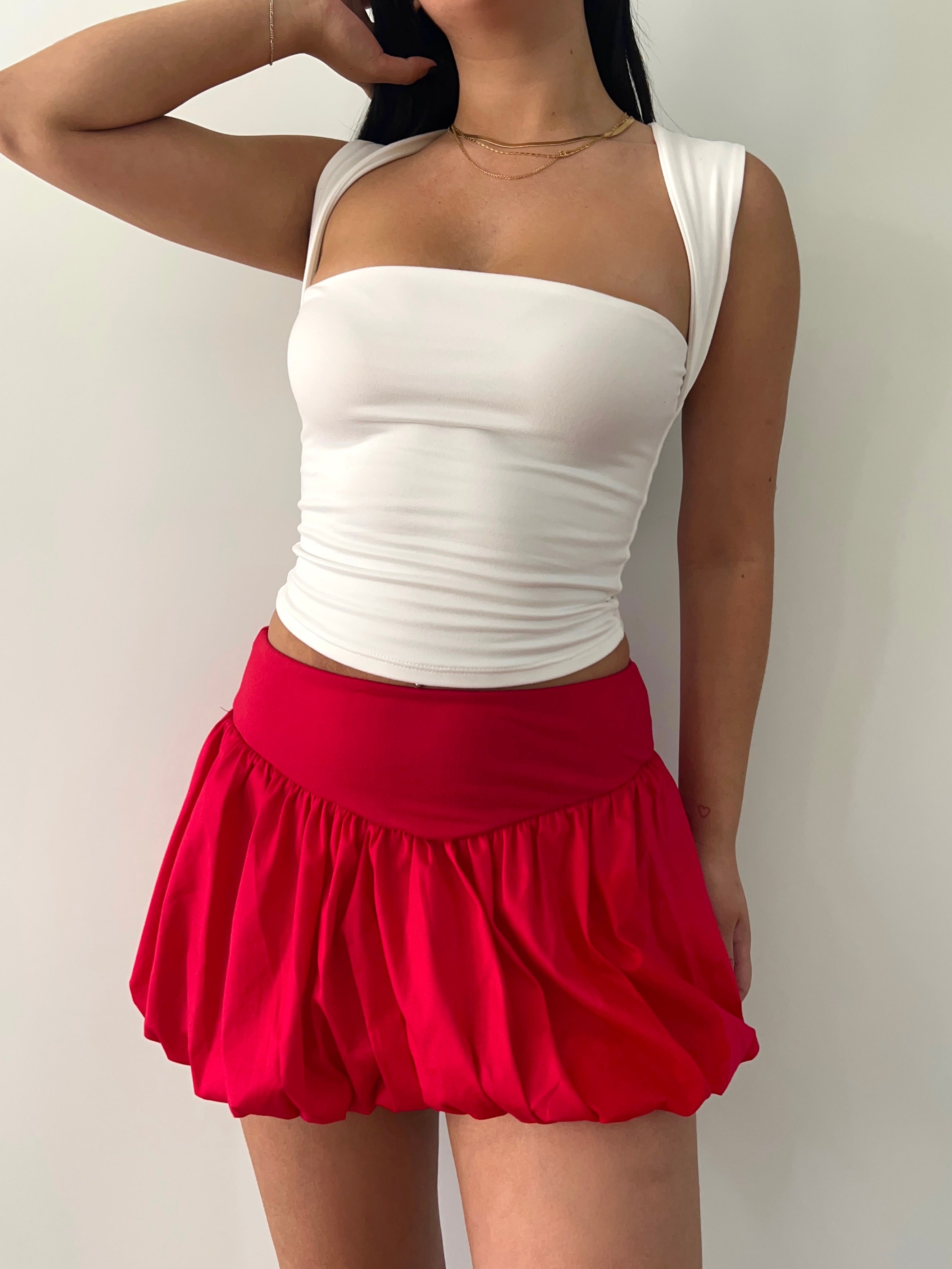 Bubble Skirt Short Skirt To Wear With Leggings Bubble Tennis Skirt