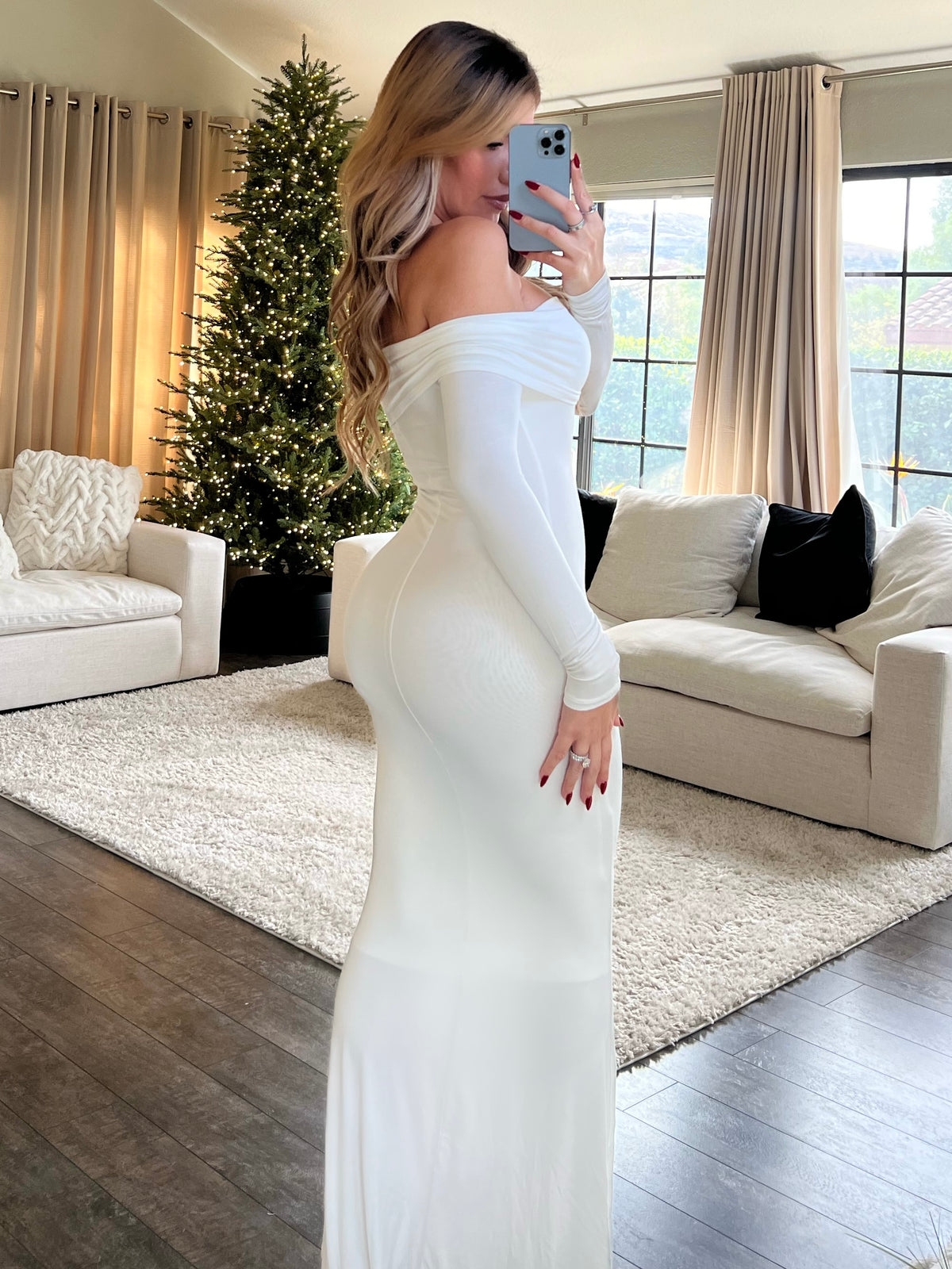 Arlene Maxi Dress (White)