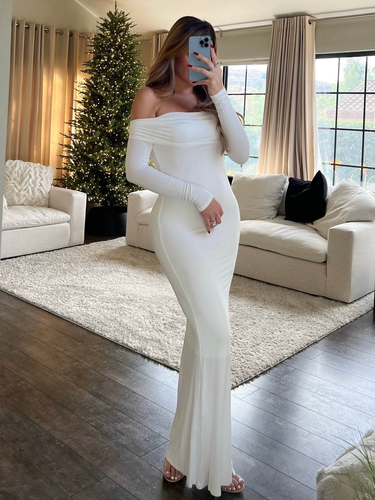Arlene Maxi Dress (White)