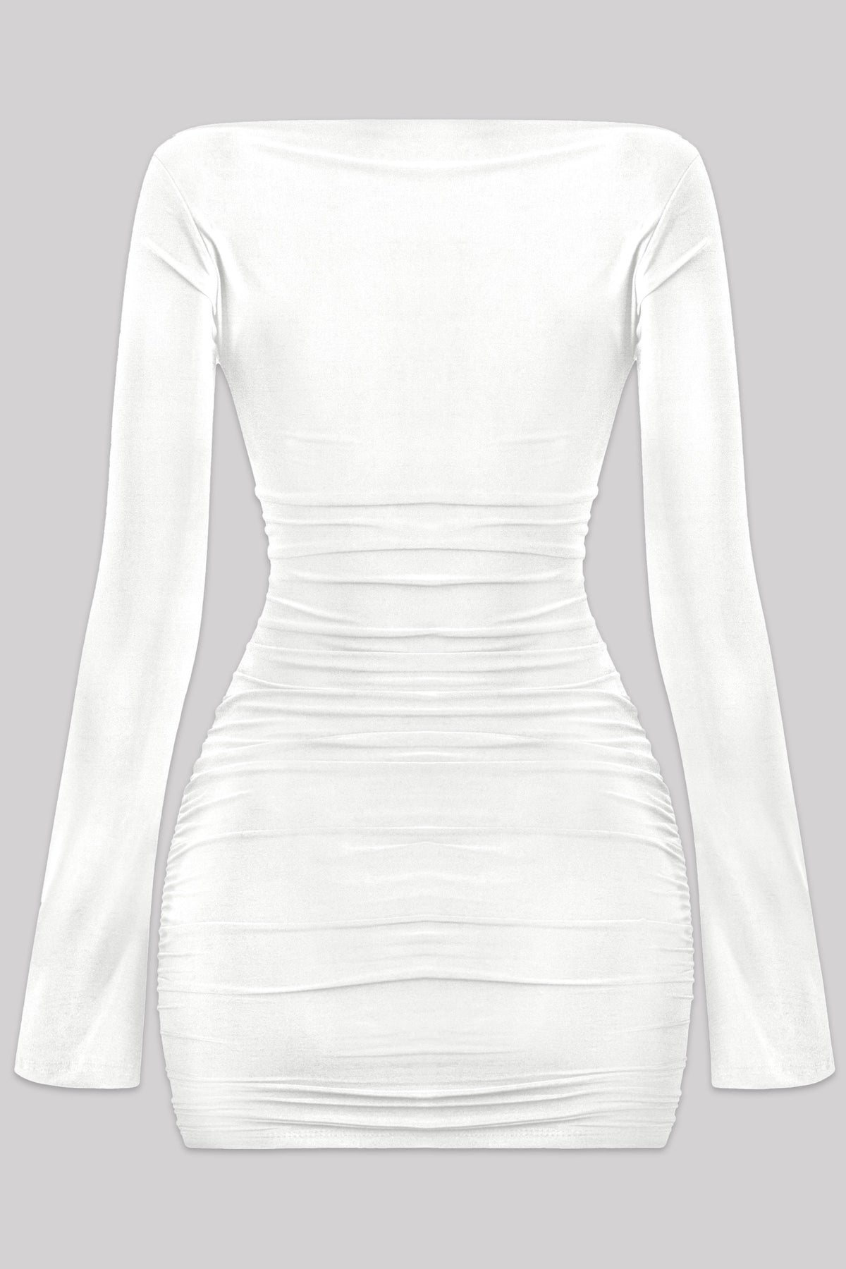 Nancy Long Sleeve Dress (Ivory)