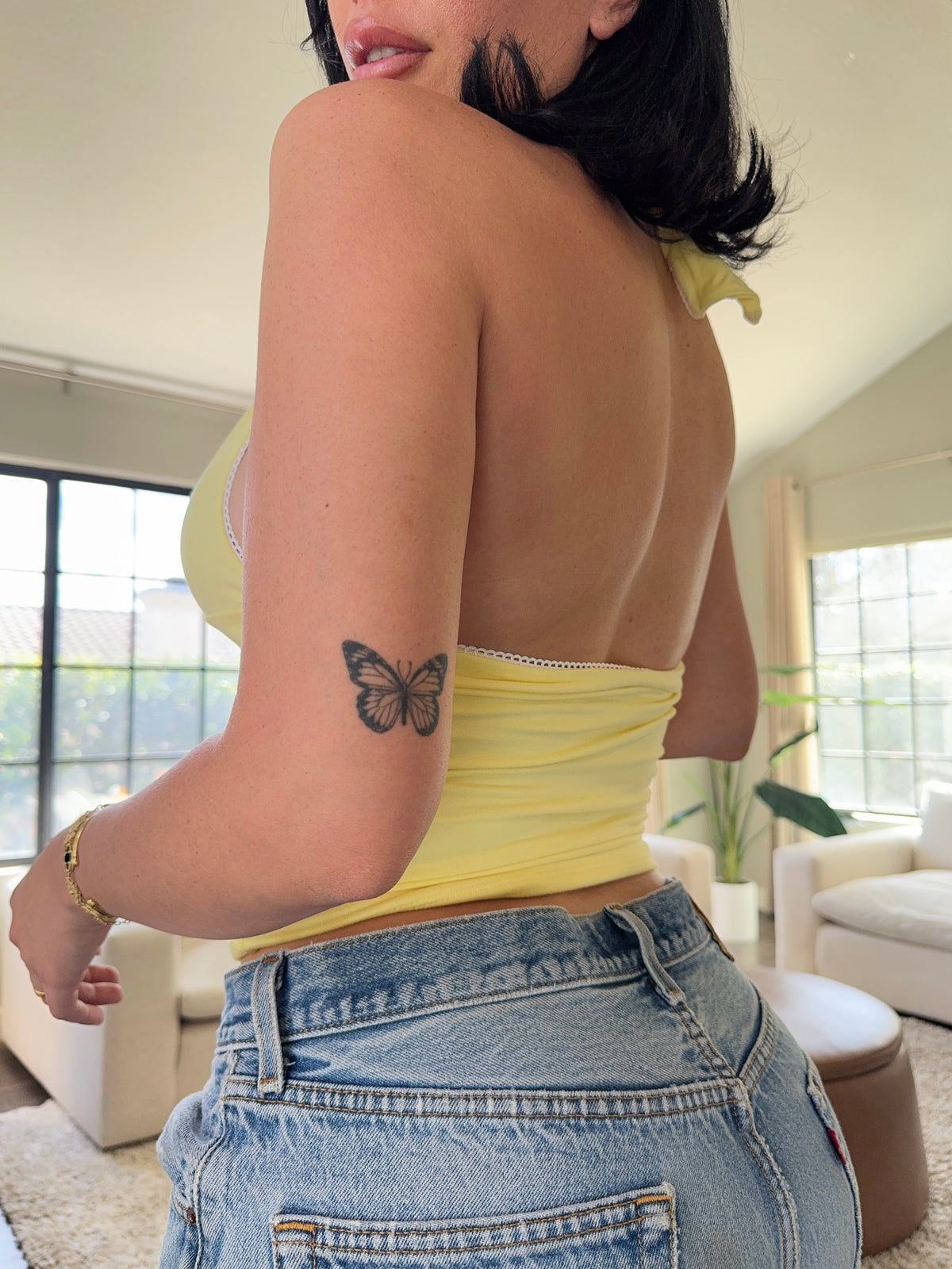 Karla Halter Top (Yellow)