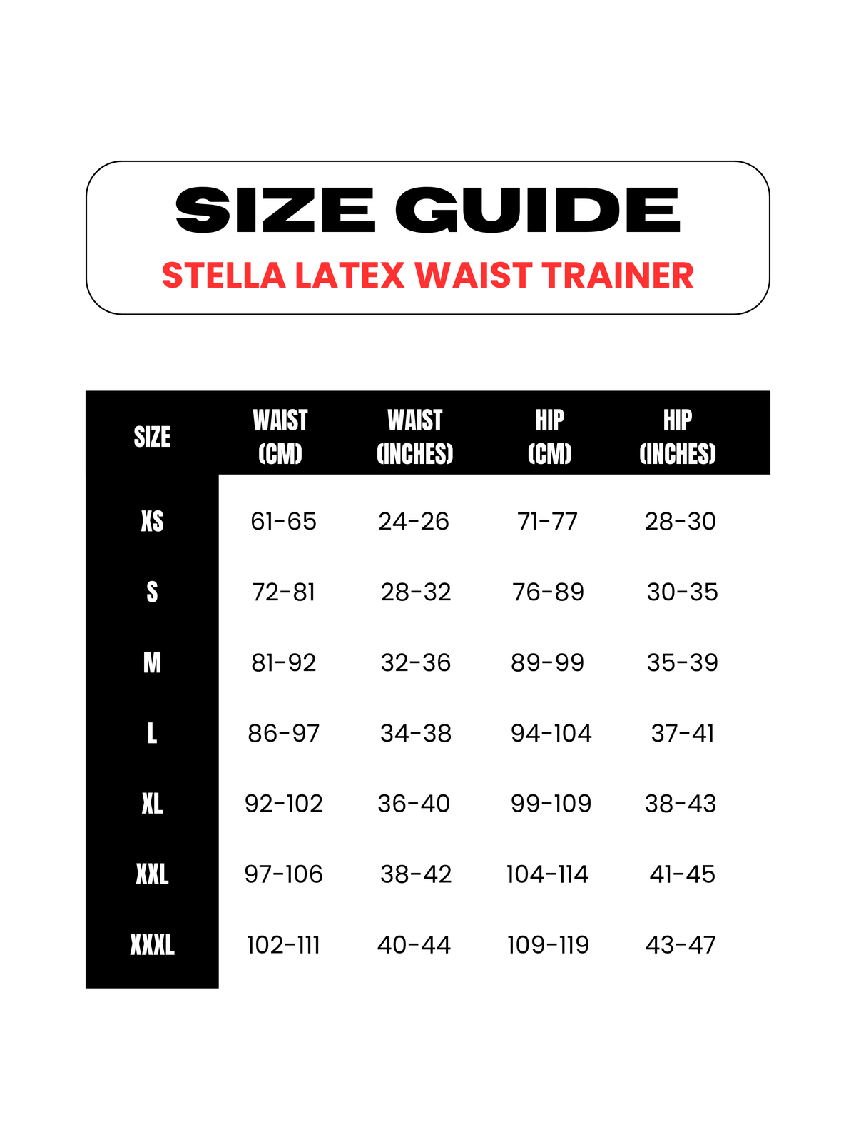 Stella Latex Waist Trainer