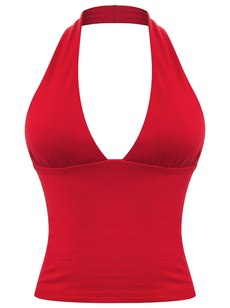 Janet Halter Top (Red)