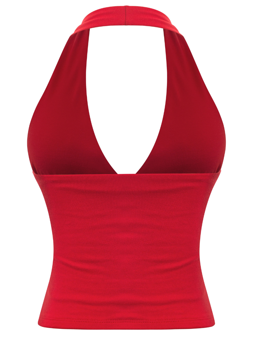 Janet Halter Top (Red)