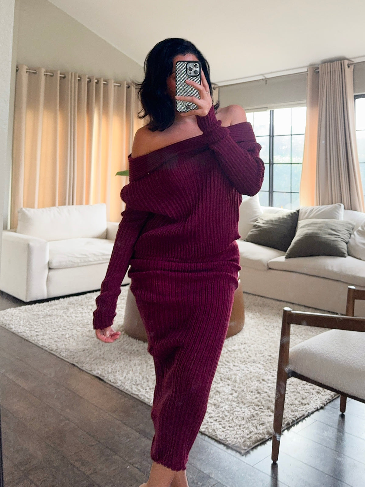 Sylvia 2 Piece (Burgundy)