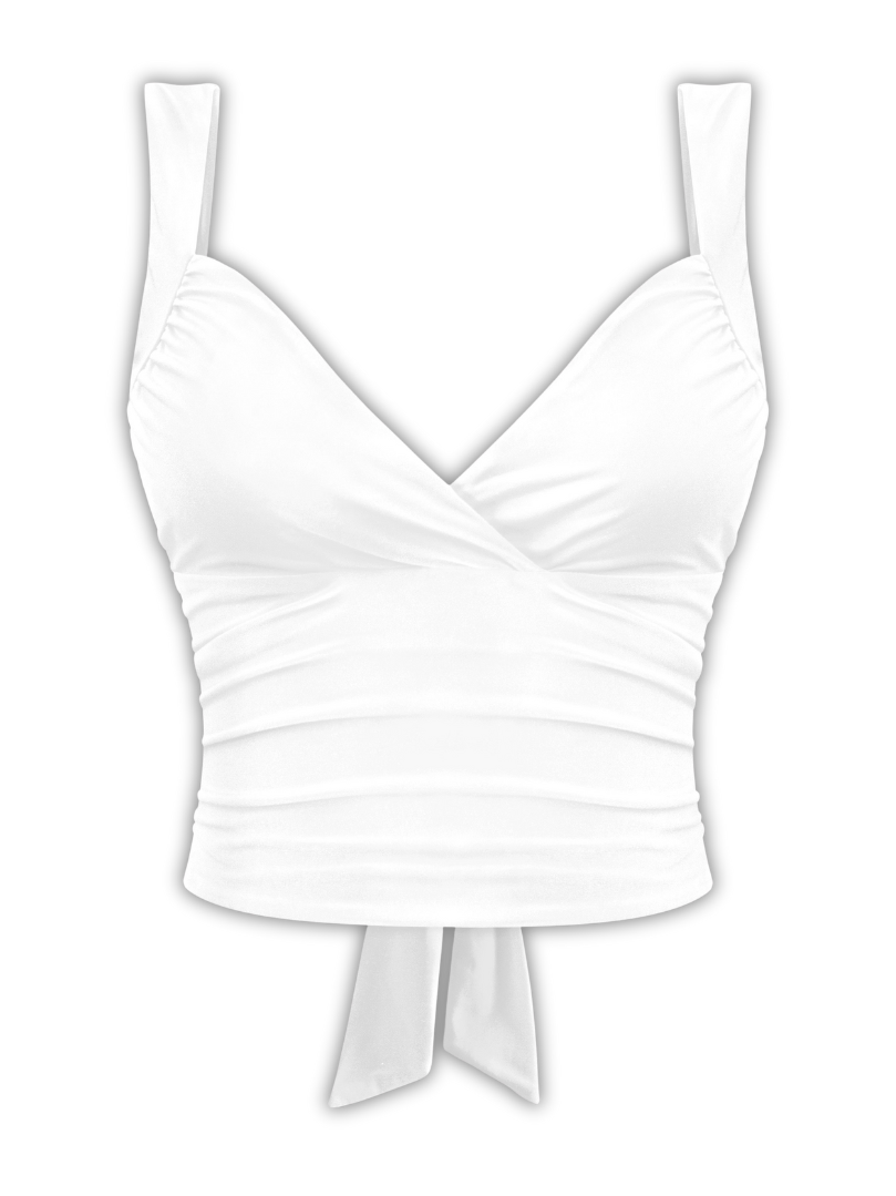 Janessa Crop Top (Off White)