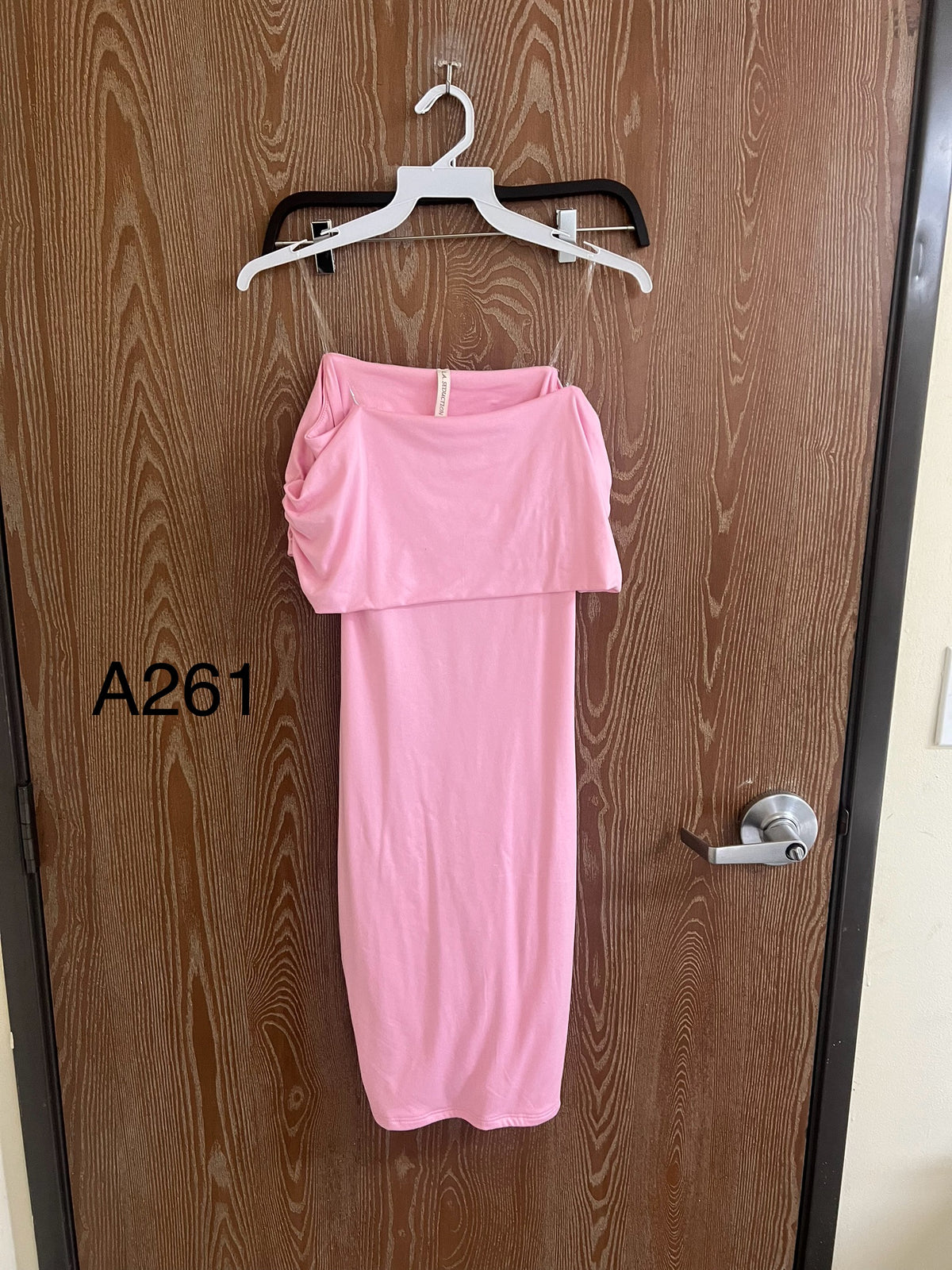 Celeste Off the Shoulder Dress (Pink)