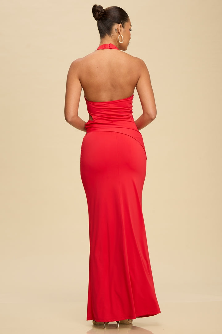 Vanna Maxi Dress (Red)