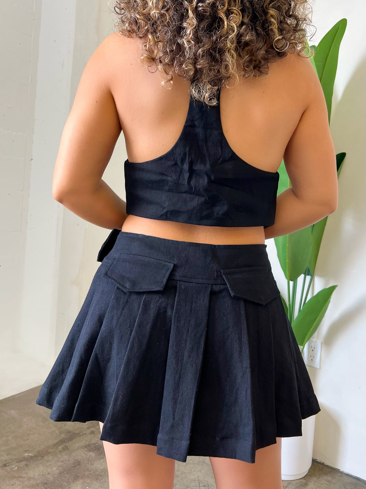 Isabelle Denim 2 Piece (Black)