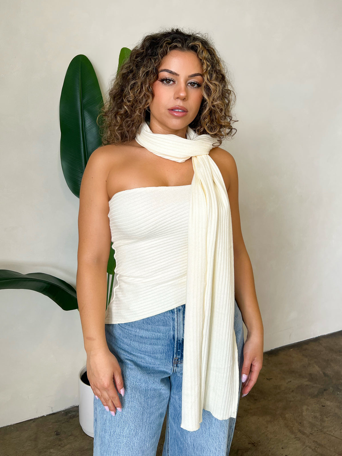 Vicky Tube Top (Ivory)