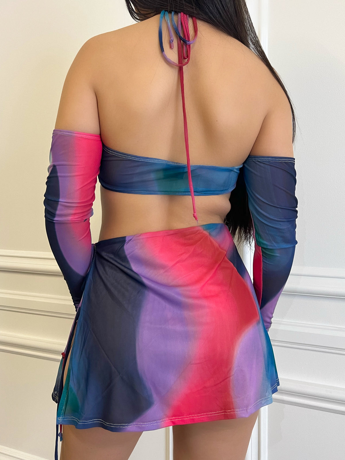 Ava Slit Dress (Purple)