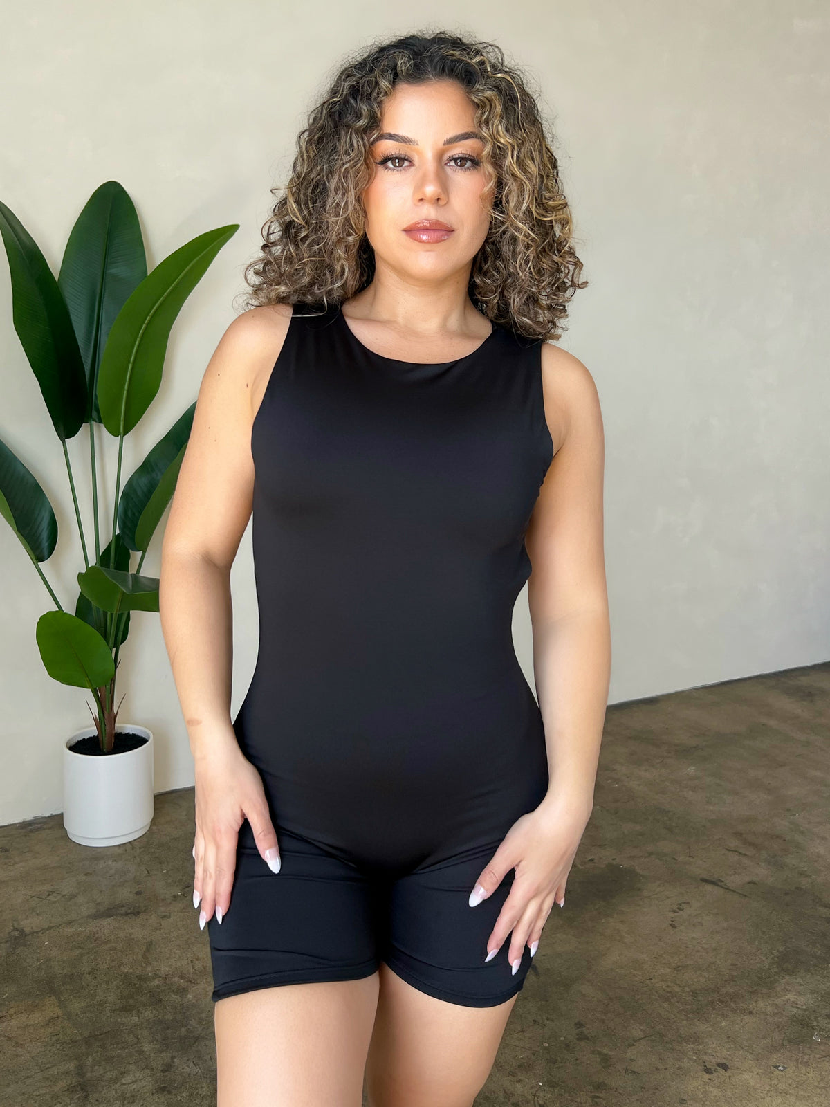 Eliza Romper (Black)