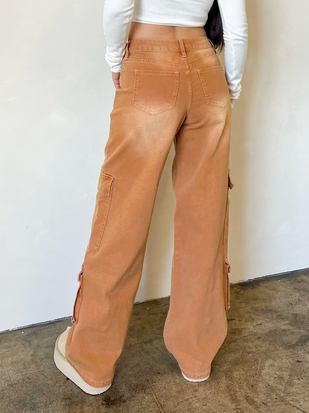 Diana Cargo Pants (Orange)