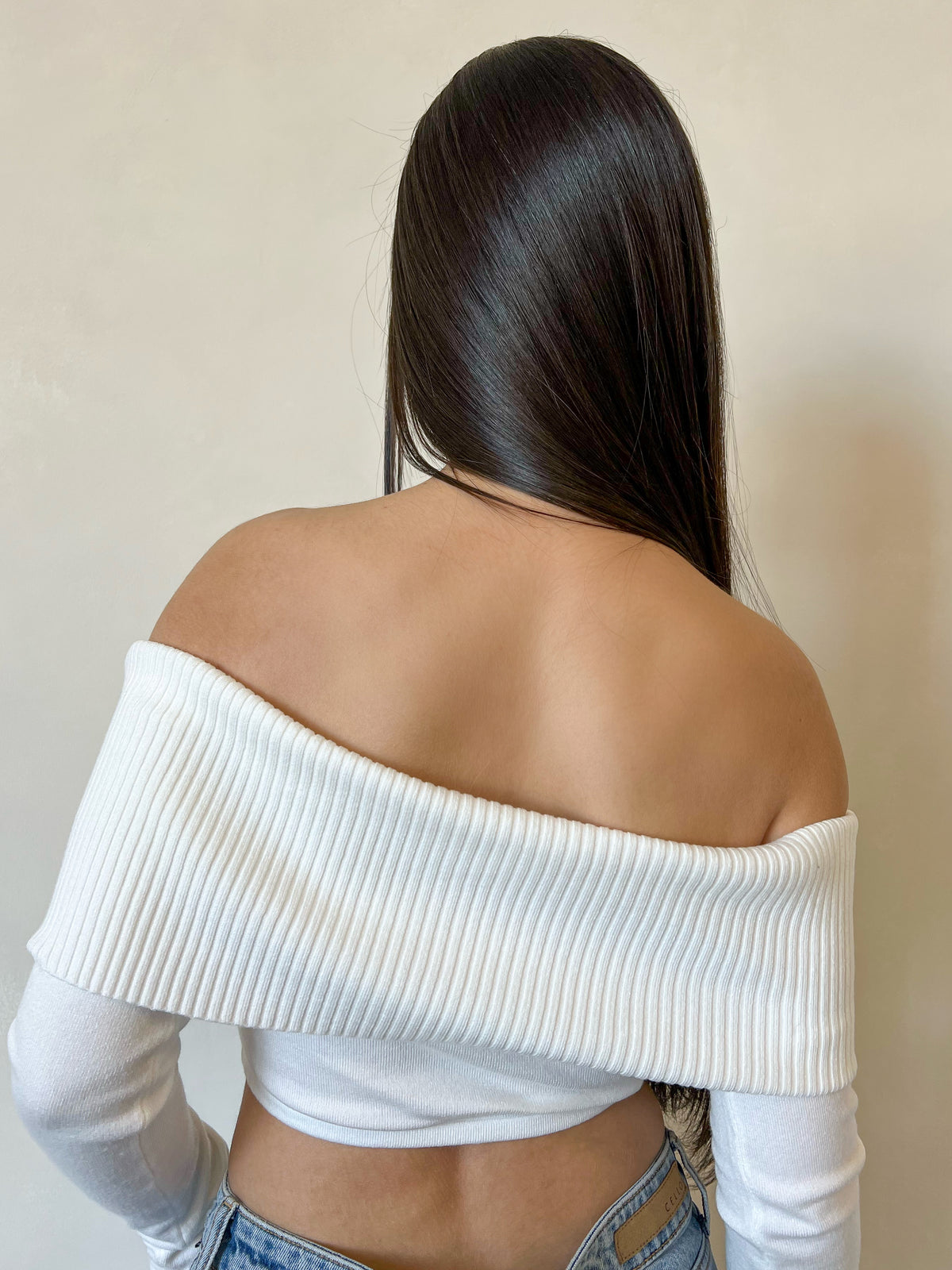 Michelle Off the Shoulder Top (White)