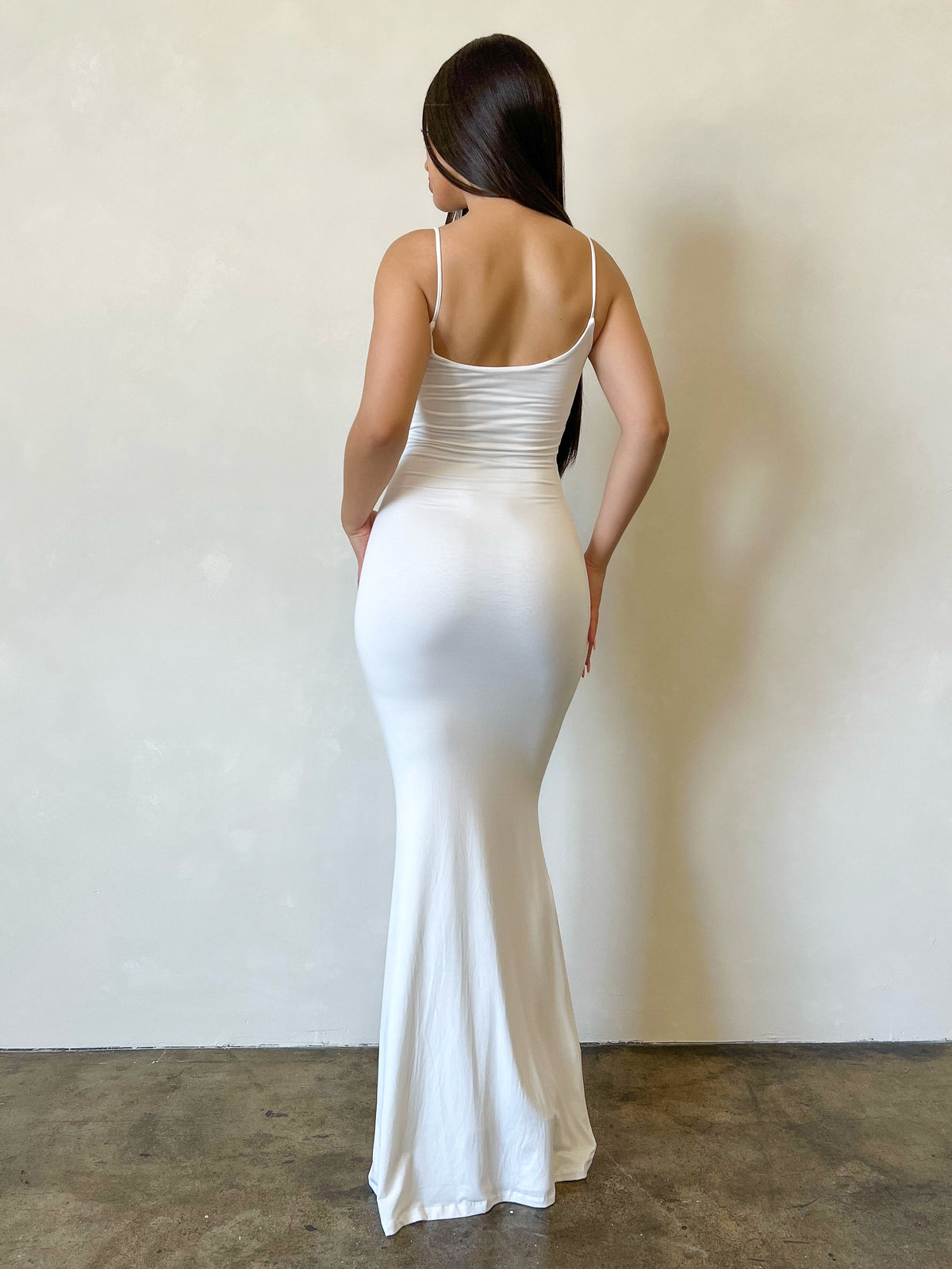 Vanessa Long Maxi Dress (White)