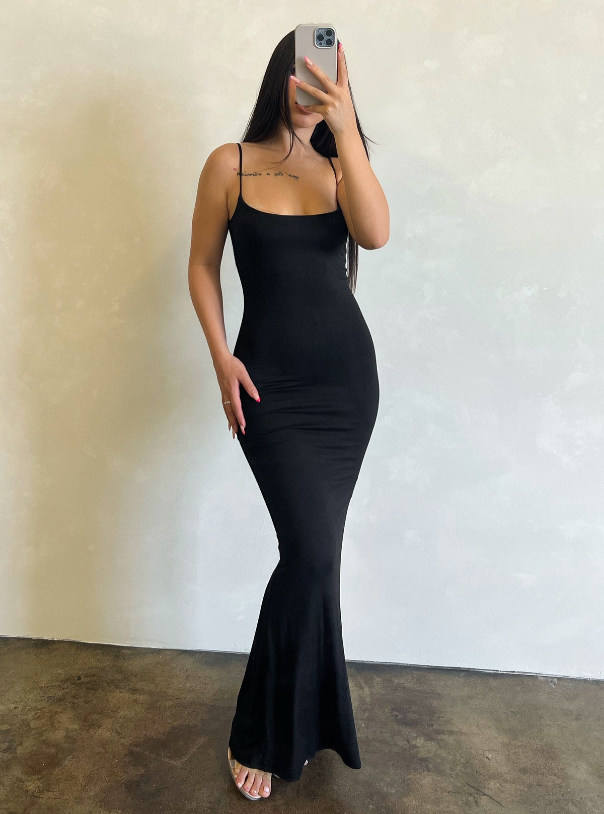 Vanessa Long Maxi Dress (Black)