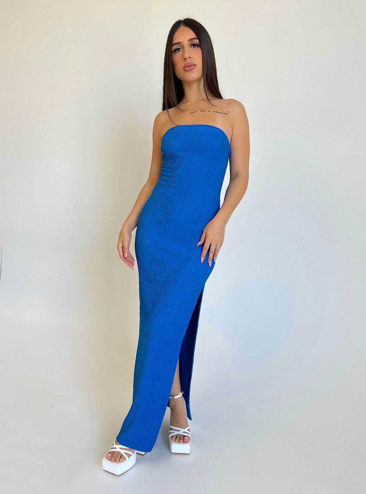 Sammy Maxi Dress (Blue)