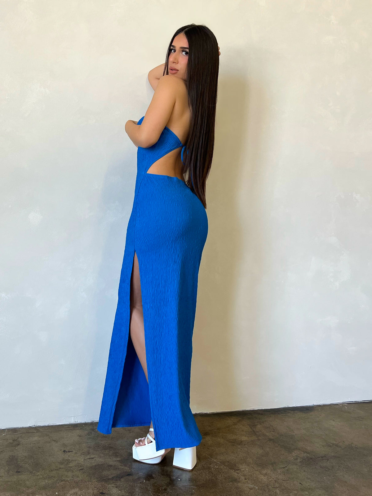 Sammy Maxi Dress (Blue)