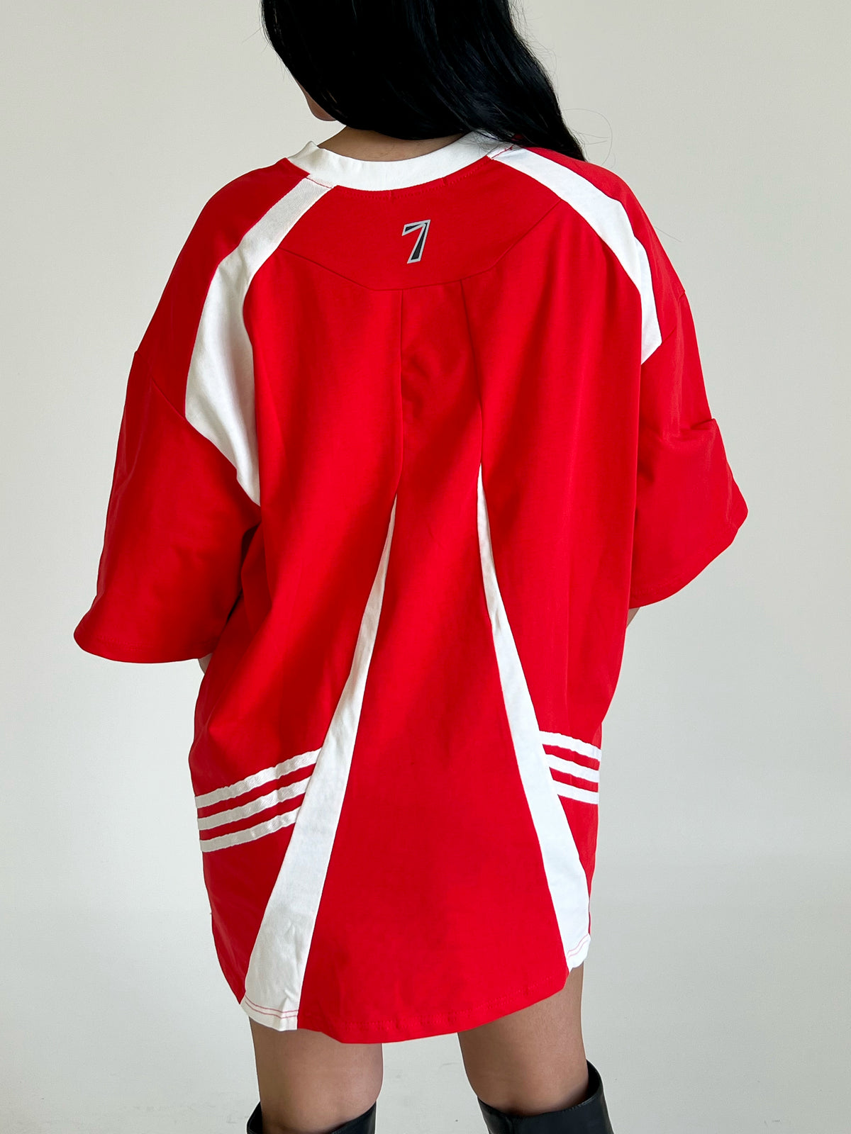 Samantha Oversized Jersey (Red)