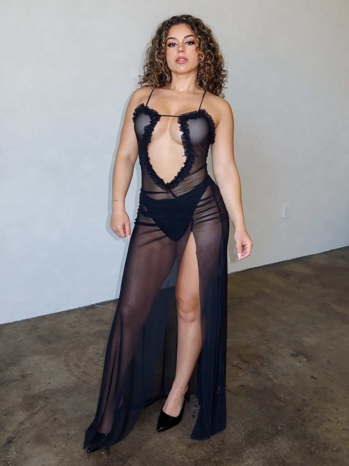 Samantha Maxi Dress (Black)