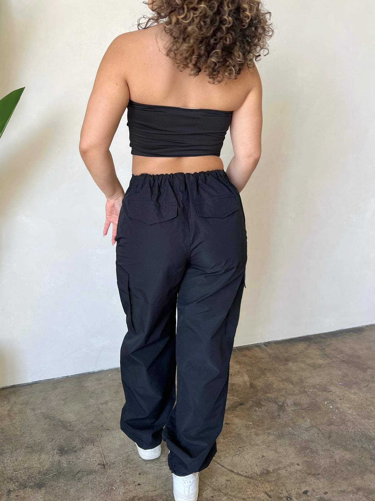 Paige Cargo Pants (Black)