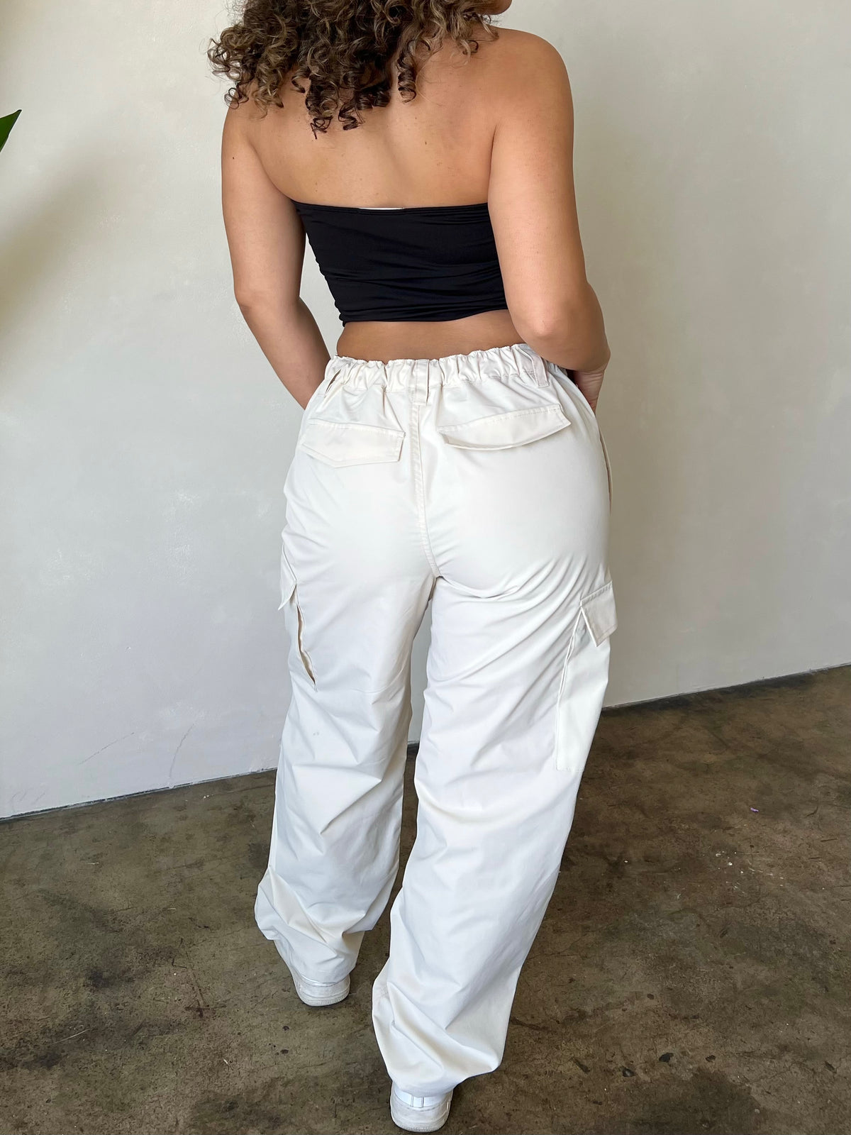 Paige Cargo Pants (Cream) Laura's Boutique, Inc - Main Image