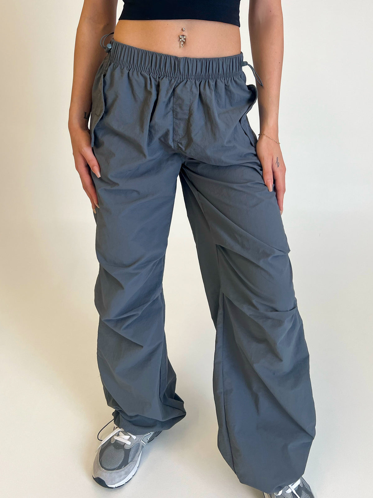 Alexa Cargo Pants (Charcoal)