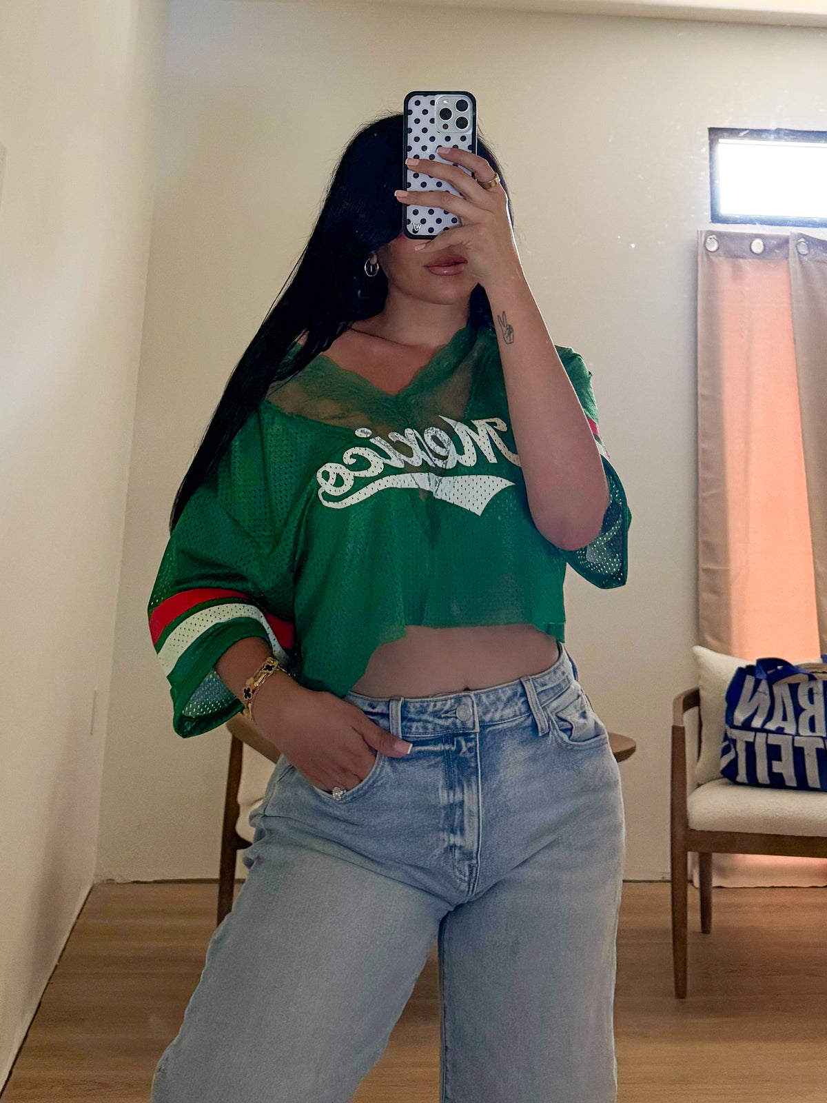 Mexico Lace Jersey (Green)