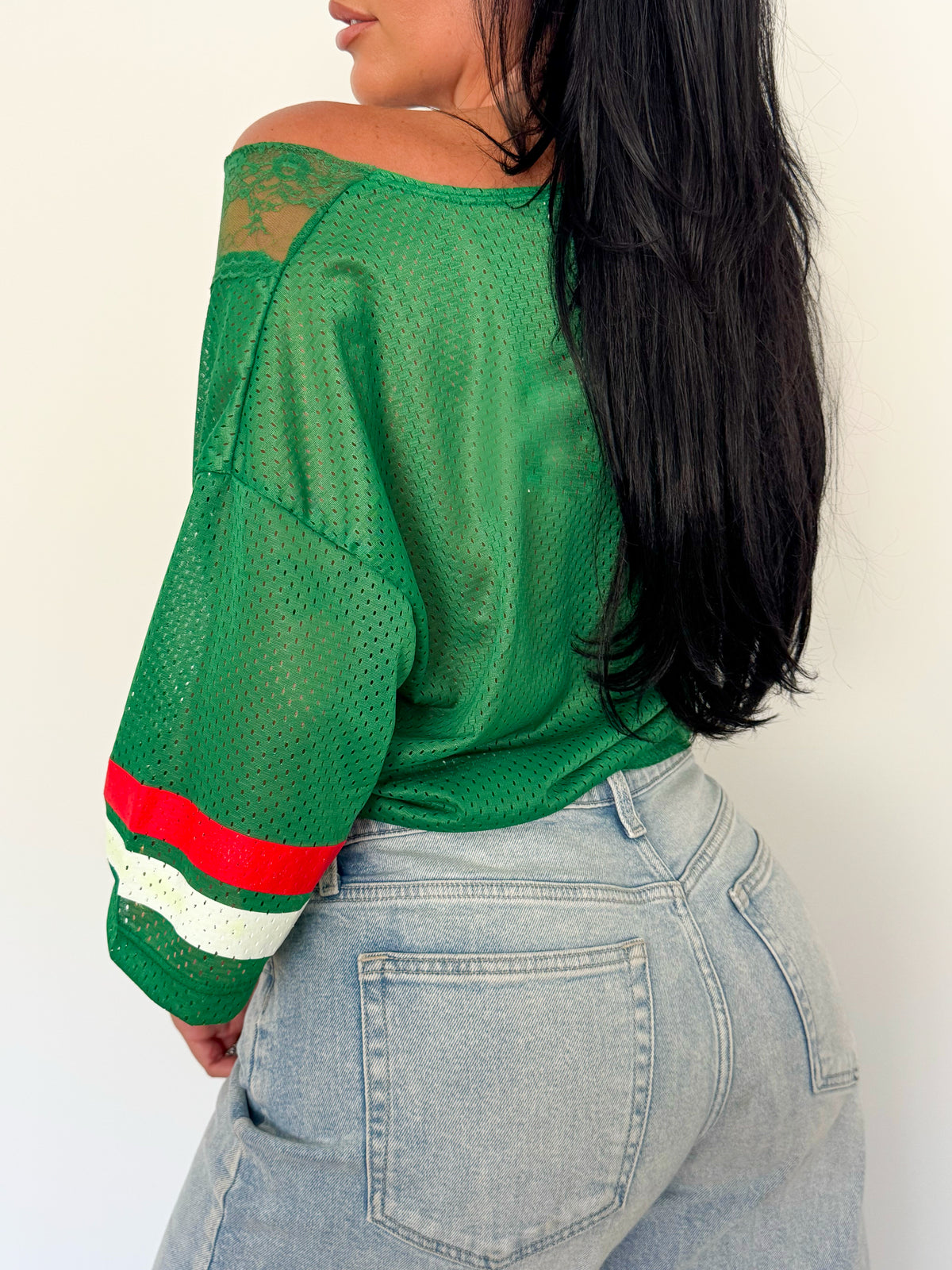 Mexico Lace Jersey (Green)