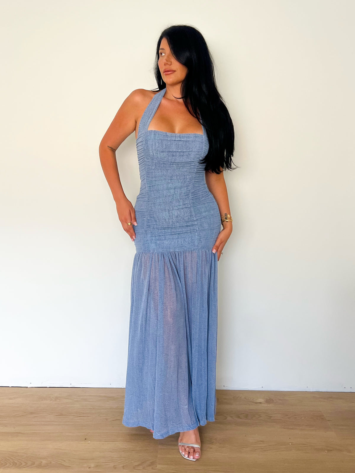 Steph Maxi Dress (Light Blue) - Laura's Boutique, Inc Steph Maxi Dress (Light Blue) - Laura's Boutique, Inc