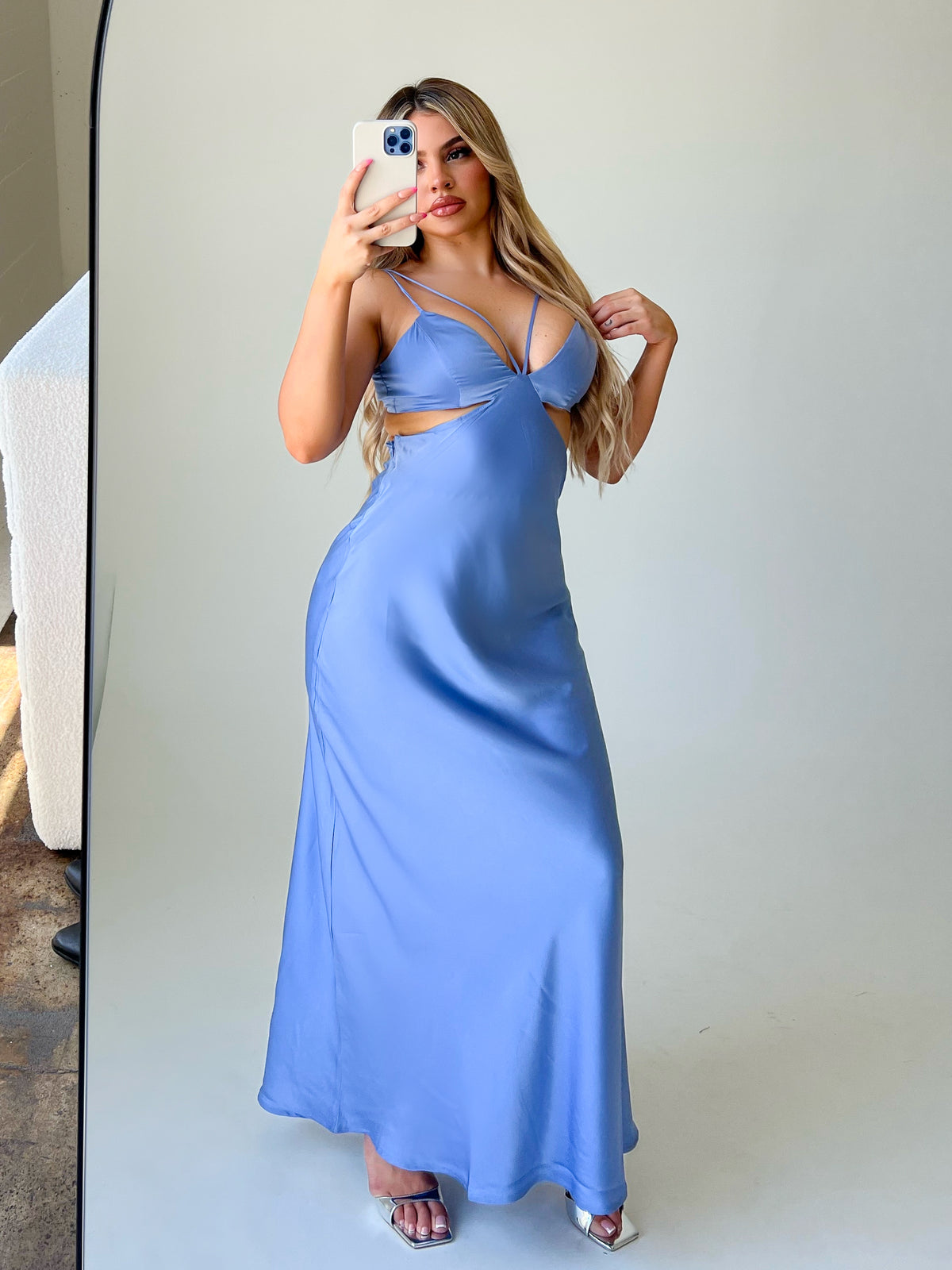 Julia Maxi Dress (Blue)