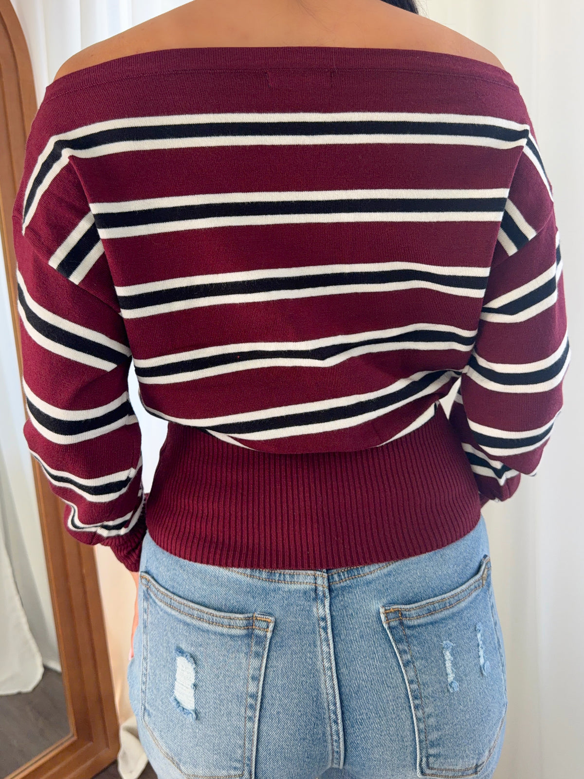 Chloe Sweater (Burgundy)