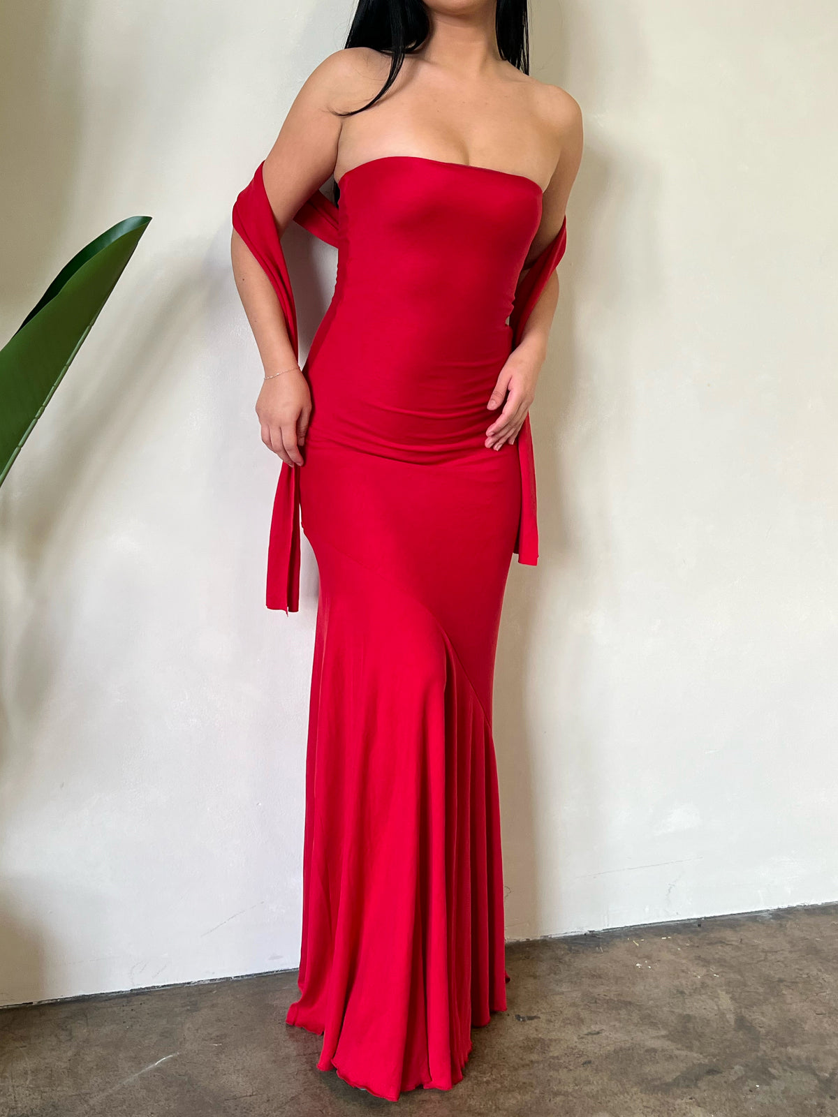 Angie Maxi Dress (Red)