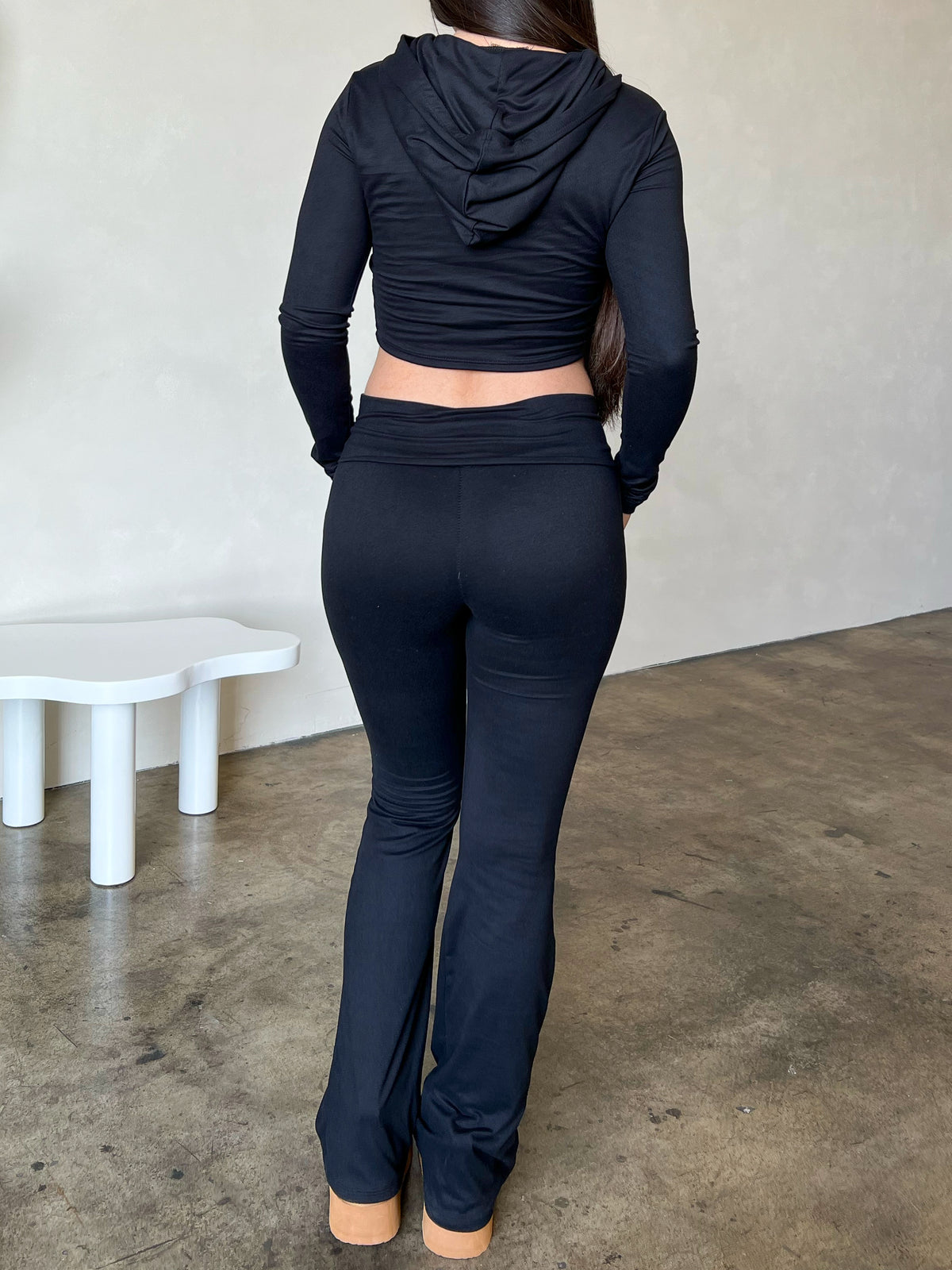 Michelle Hoodie 2 Piece (Black)