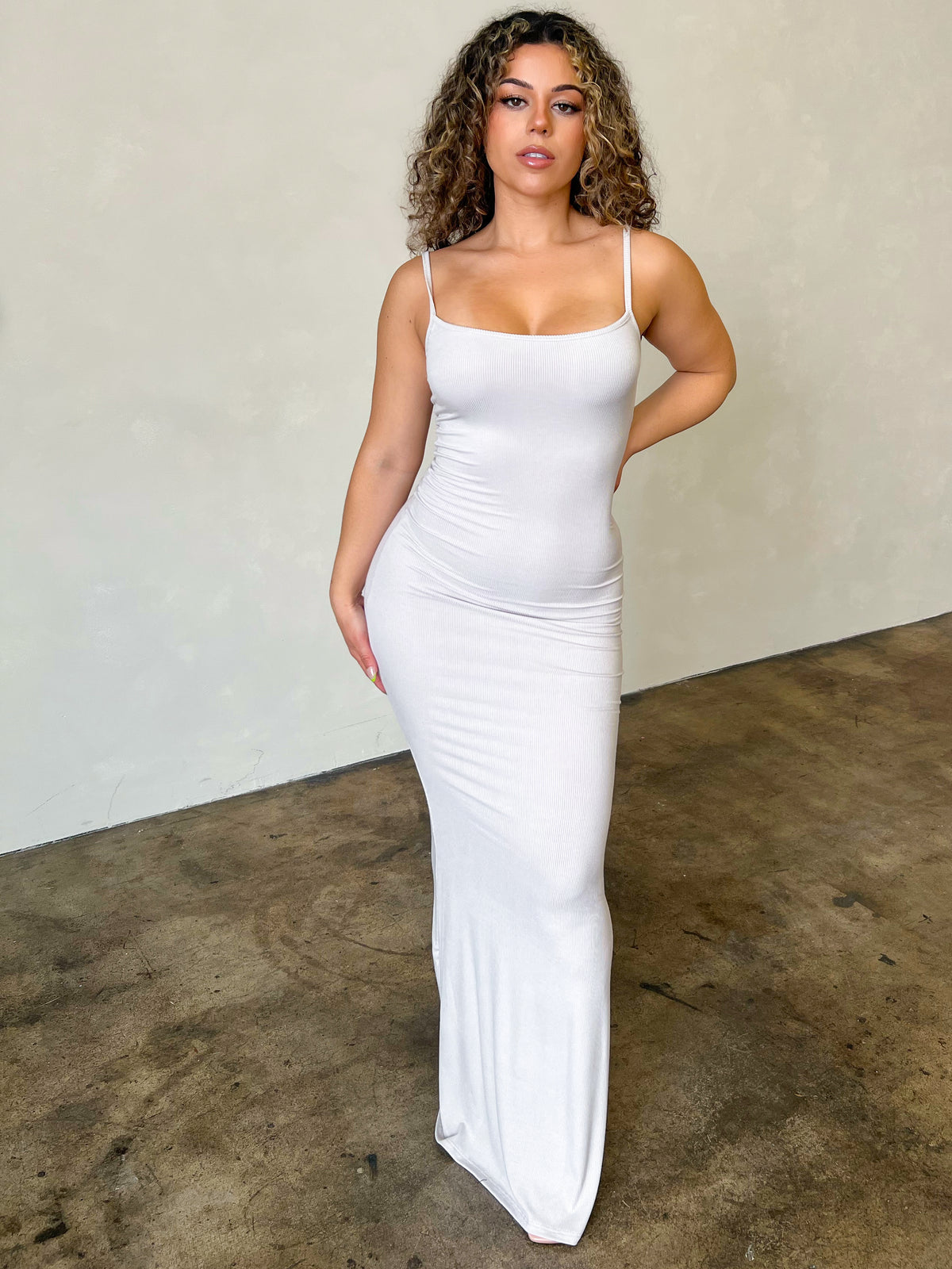 Cami Maxi Dress (Stone) - Laura's Boutique, Inc Cami Maxi Dress (Stone) - Laura's Boutique, Inc