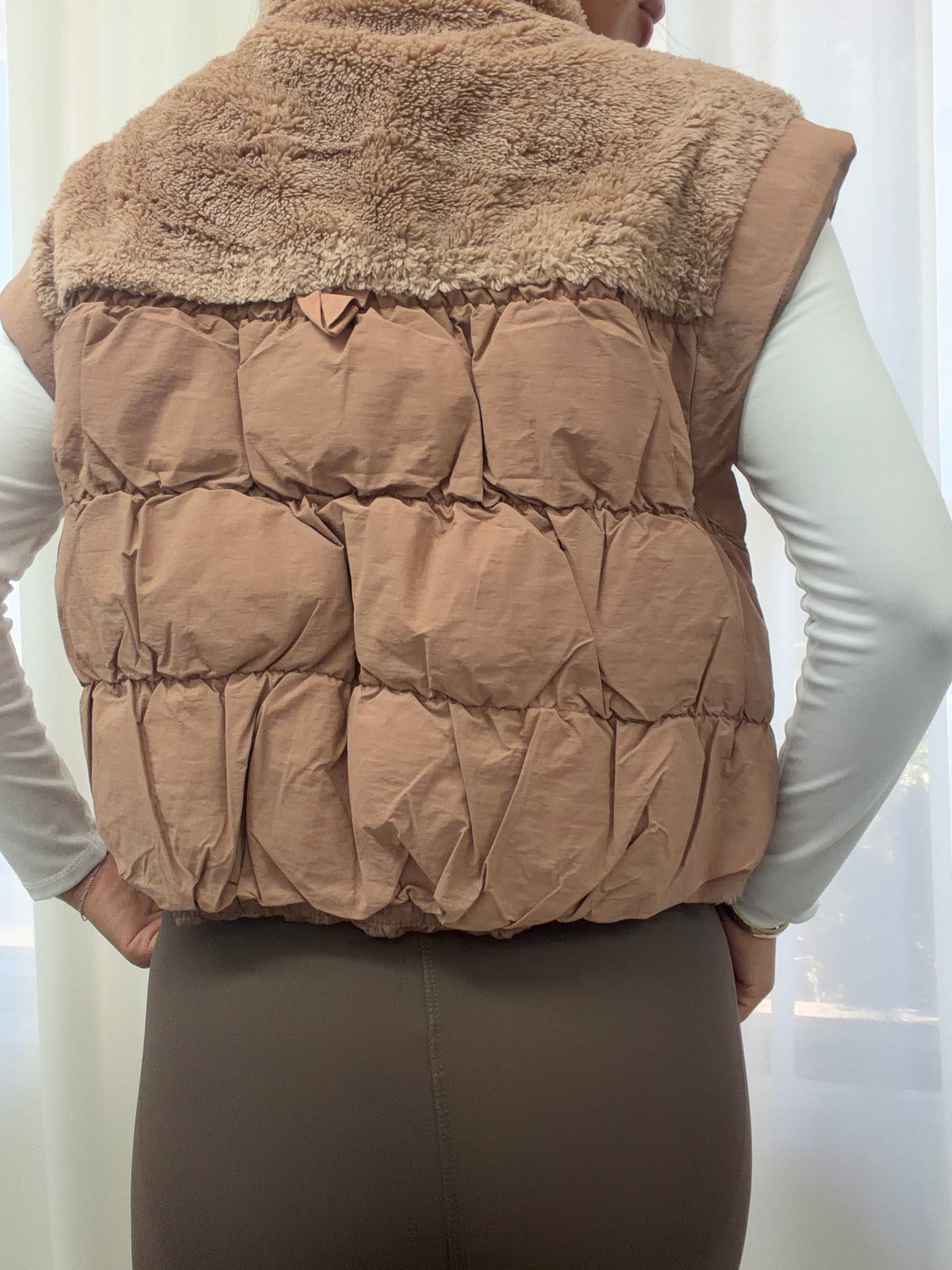 Destiny Fur Vest (Mocha)