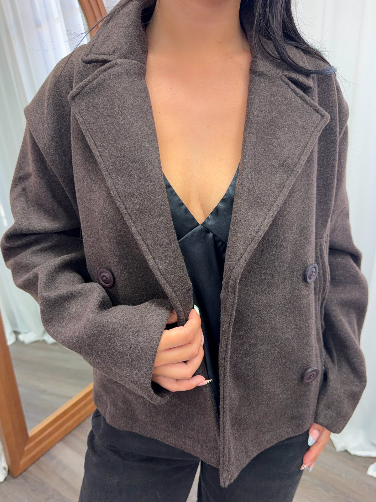 Emilia Coat (Chocolate)