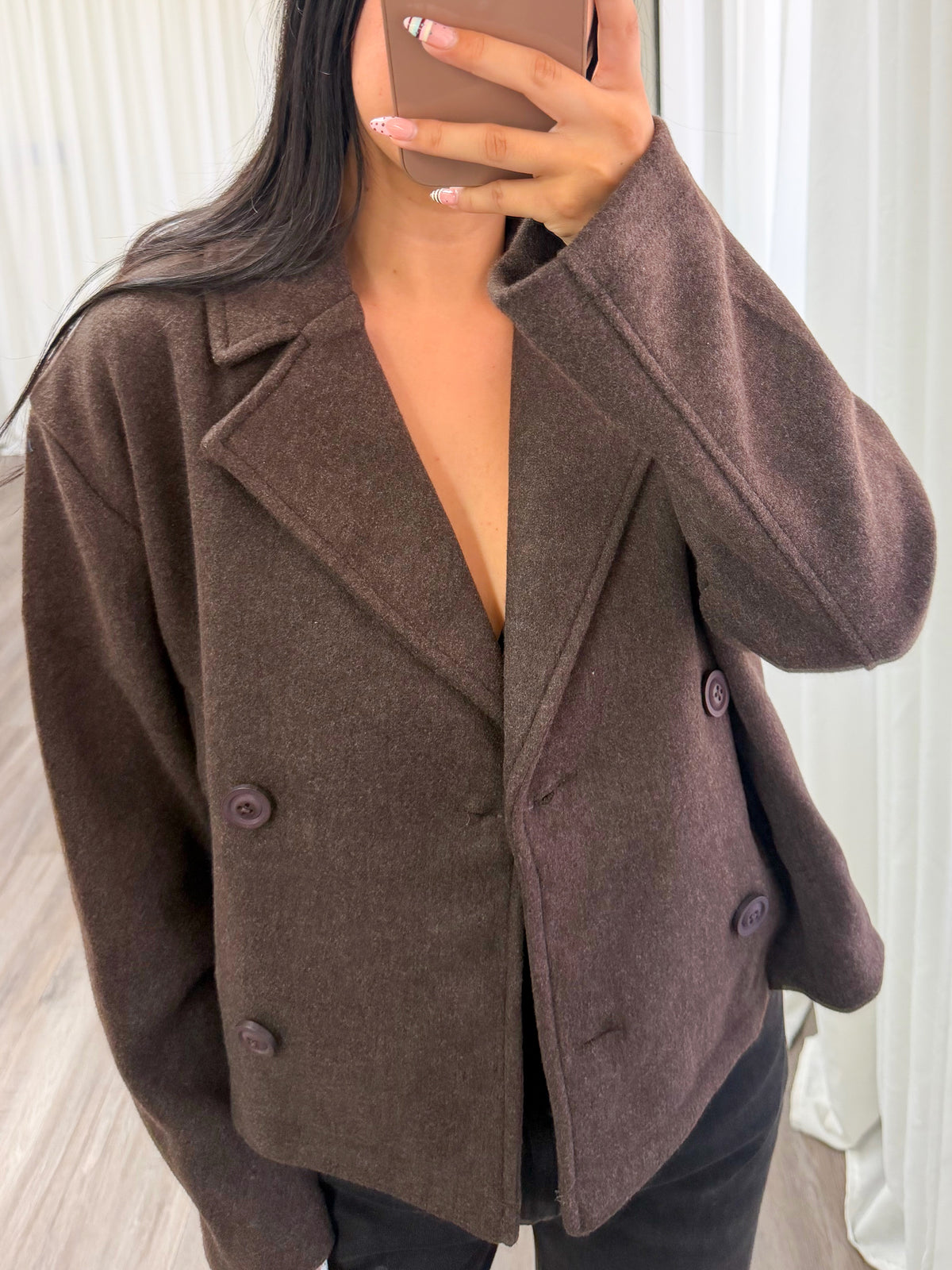 Emilia Coat (Chocolate)
