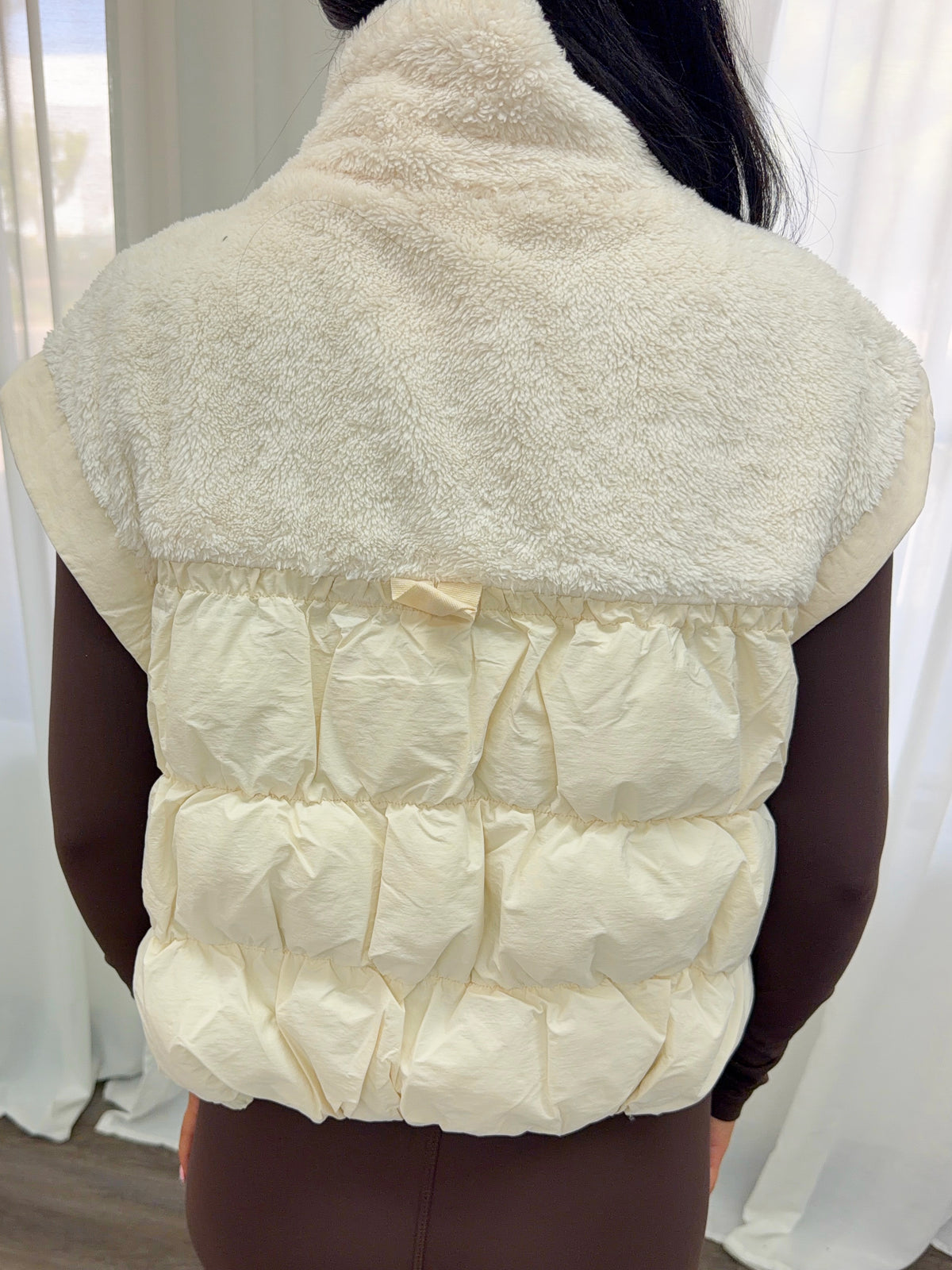 Destiny Fur Vest (Cream)