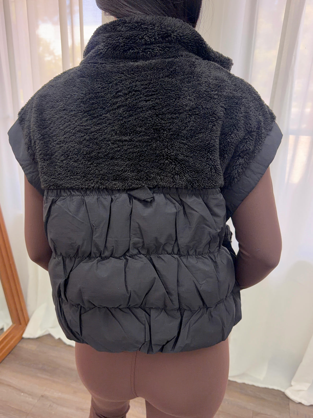 Destiny Fur Vest (Black)