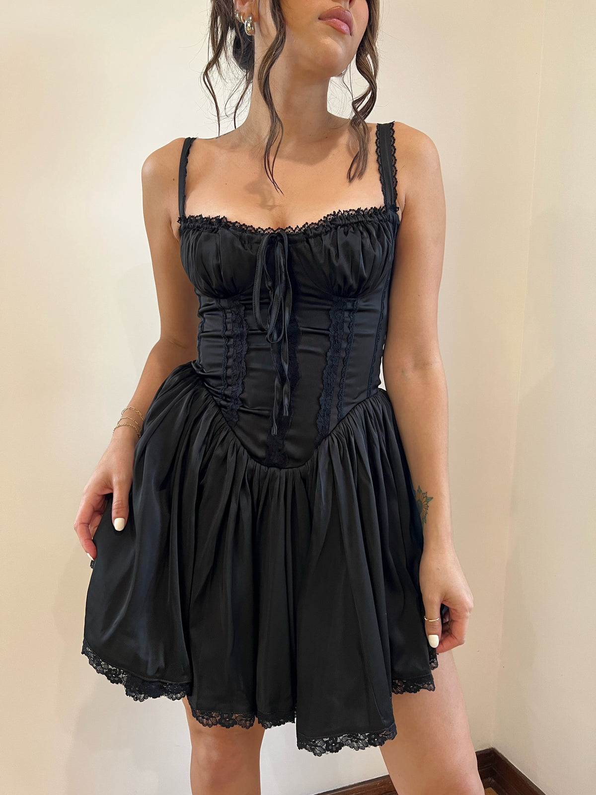 Alora Dress (Black) Small
