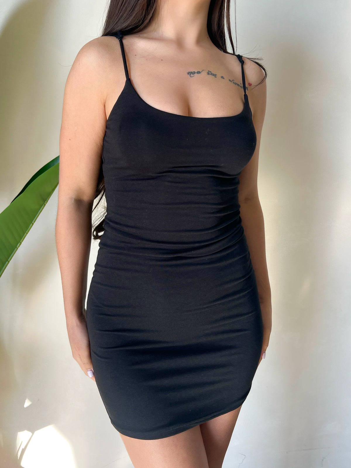 Briana Mini Dress (Black)