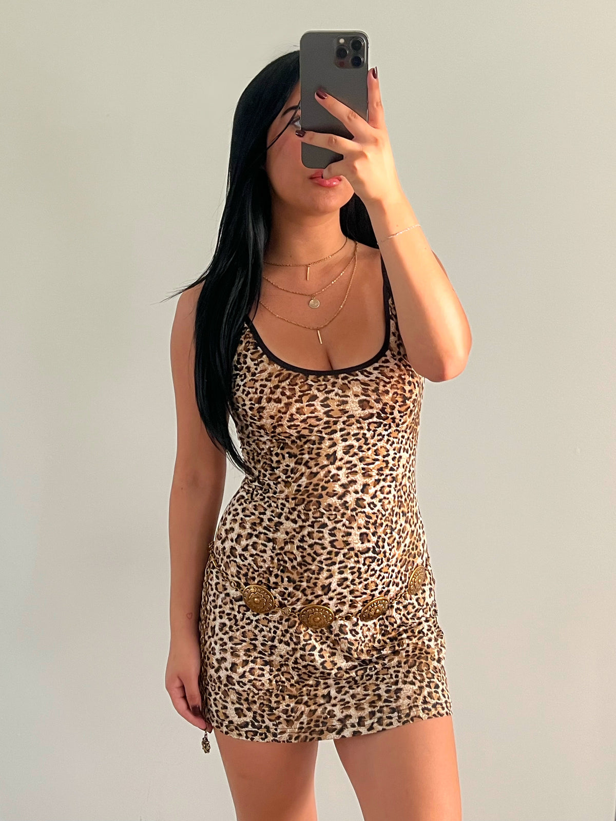 Monica Leopard Dress