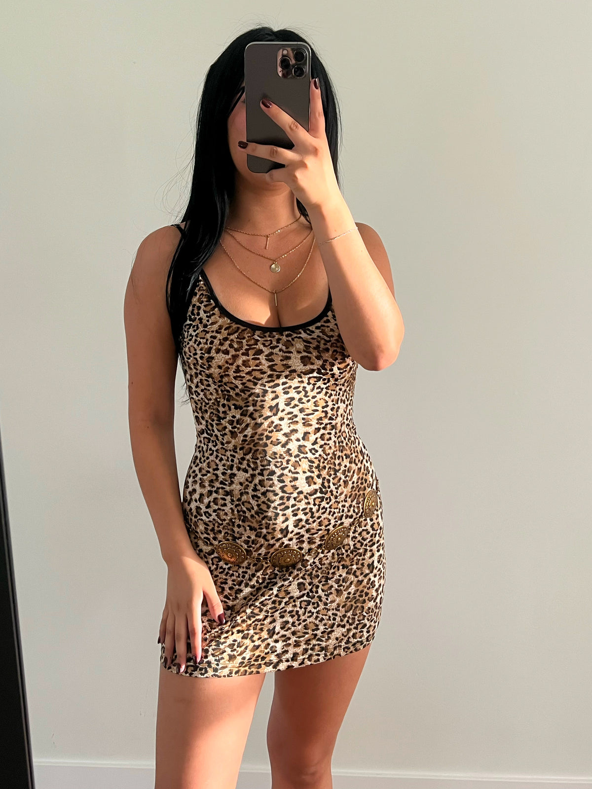 Monica Leopard Dress