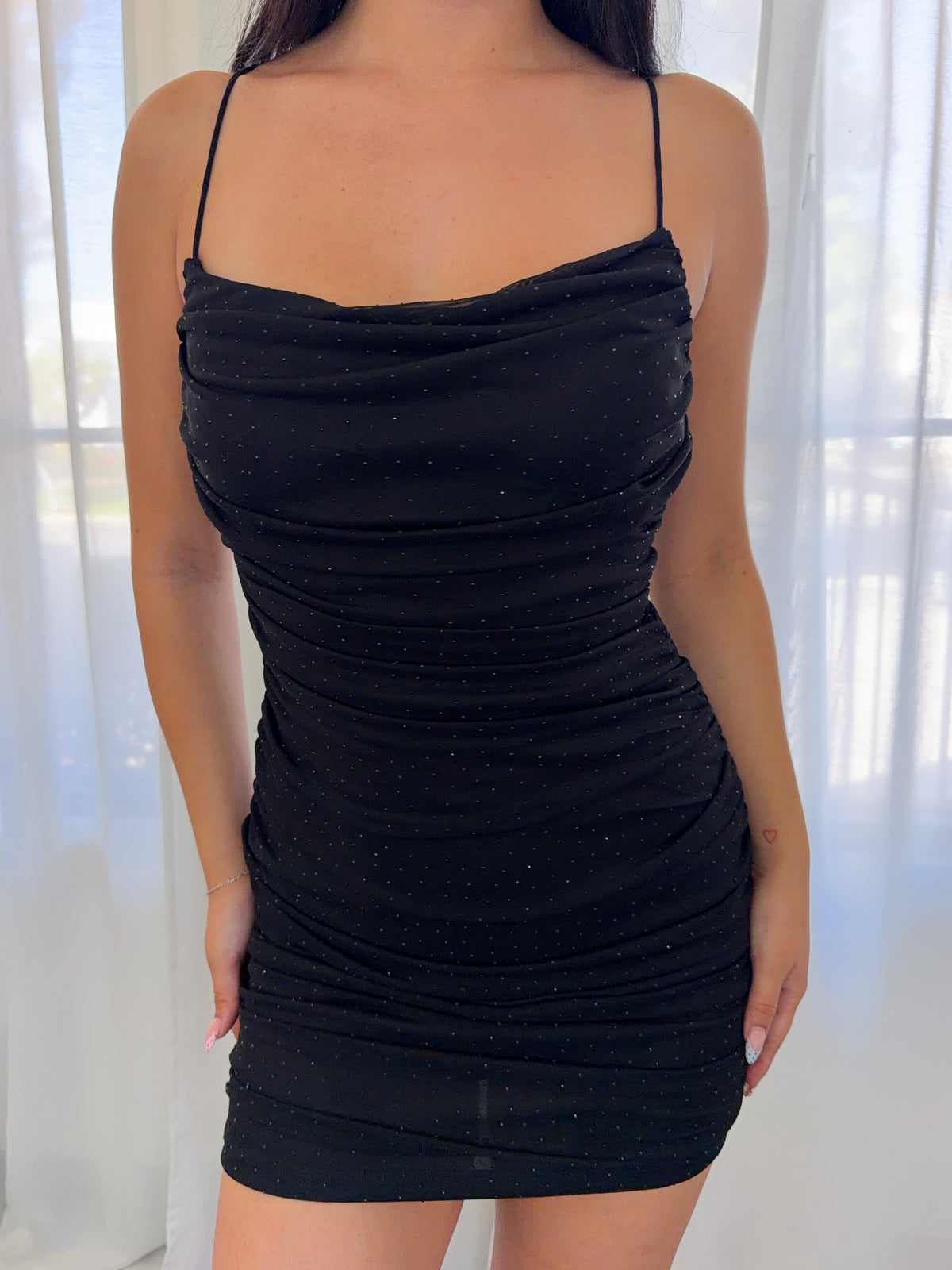 Grace Mesh Dress (Black)