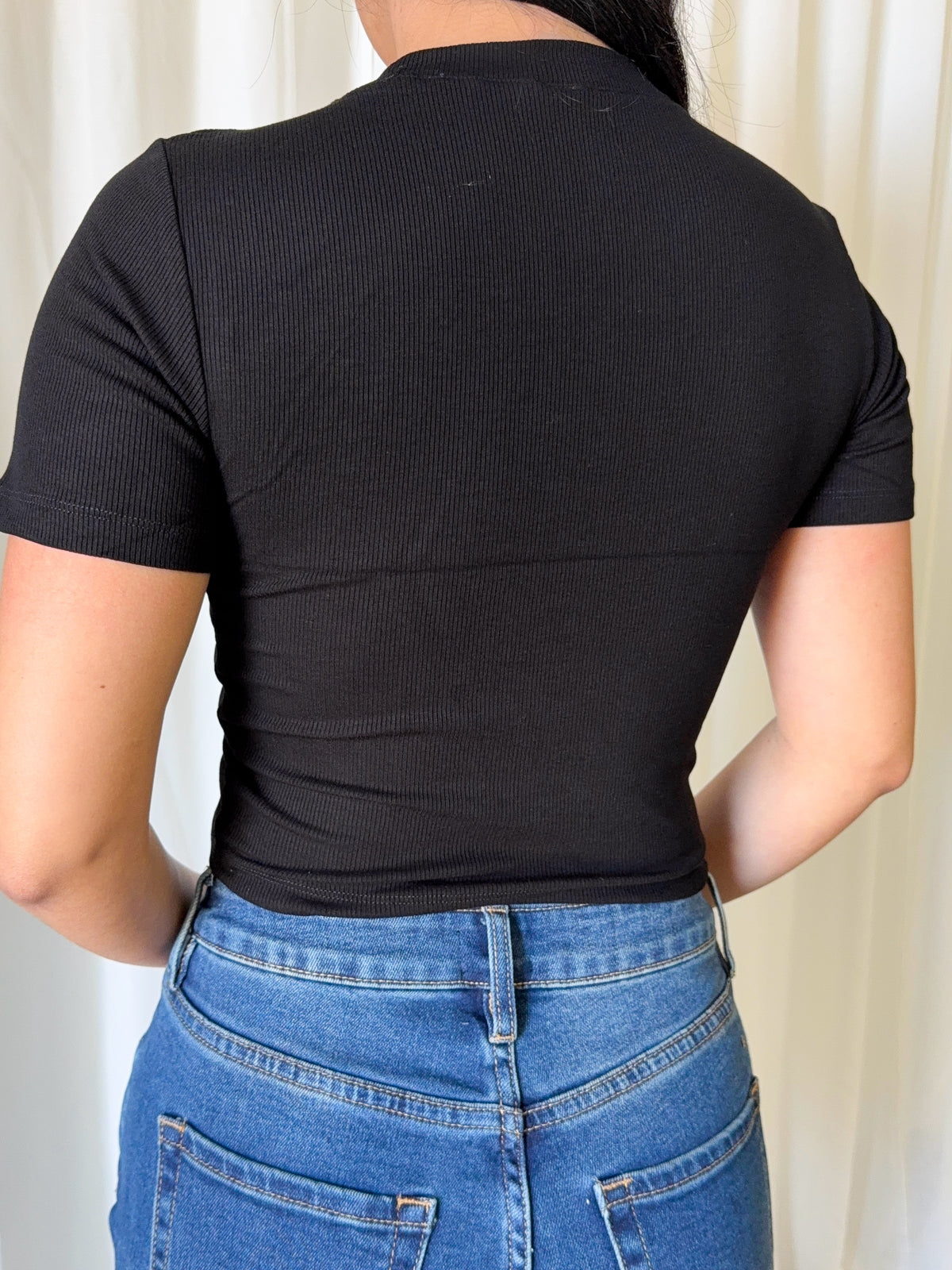 Morelia Baby Tee (Black)
