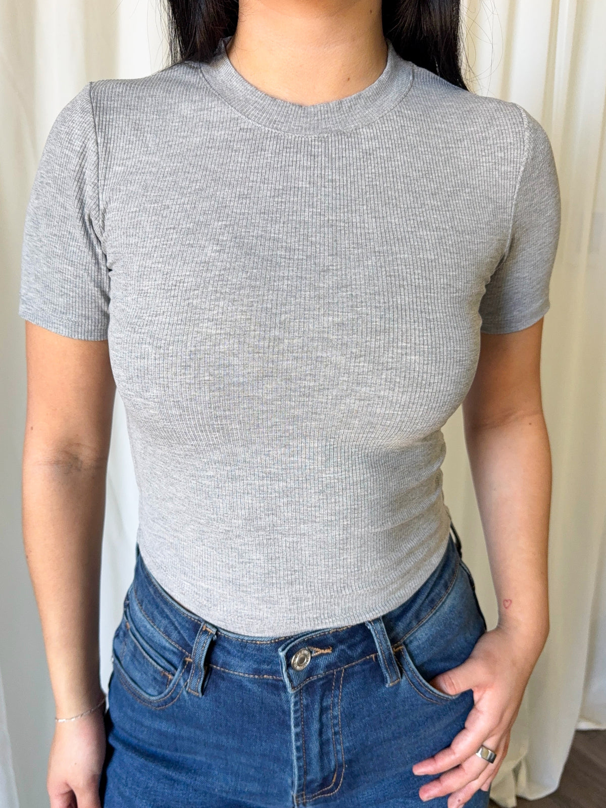 Morelia Baby Tee (Grey)