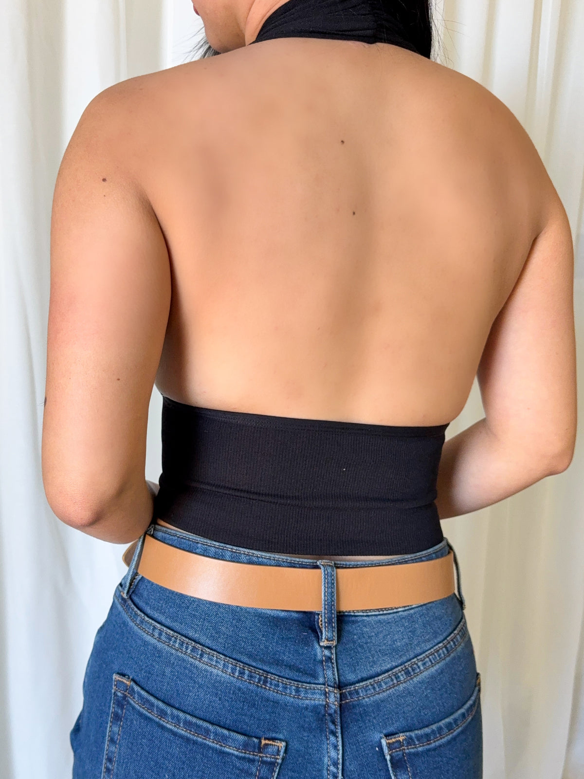 Gloria Halter Top (Black)