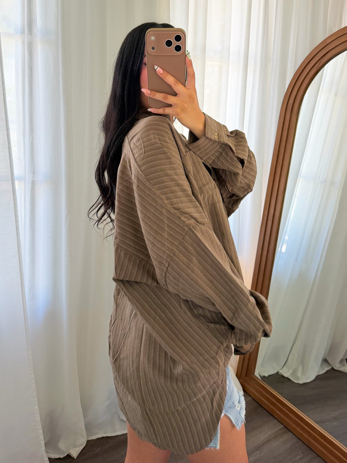 Soraya Button Up (Brown)