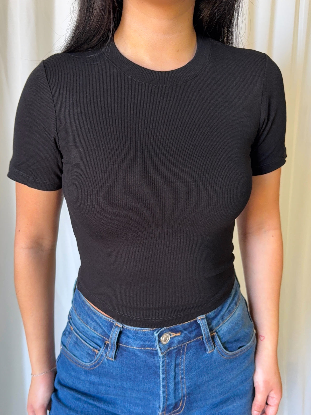 Morelia Baby Tee (Black)